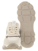 Hogan Hyperactive Leather And Fabric Trainers