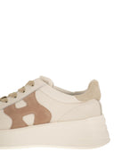 Hogan Rebel H562 Leather Trainers With H On The Side