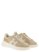 Hogan Rebel H562 Nubuck Trainers With Side H