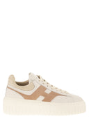 Hogan H Stripes Leather And Suede Trainers