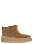 Hogan H Stripes Suede Ankle Boot