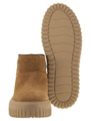 Hogan H Stripes Suede Ankle Boot