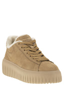 Hogan Suede H Stripes Trainers