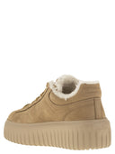 Hogan Suede H Stripes Trainers