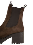 Hogan Chelsea Ankle Boots In Suede Leather