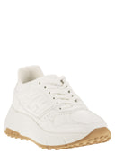 Hogan H669 Hi Fi Leder Trainer