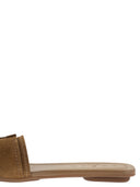 Hogan Suede Slide Sandals With Signature H Detail
