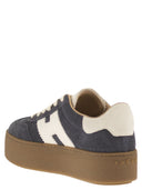 Hogan Cool Suede Trainers With Thick Soles