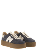 Hogan Cool Suede Trainers With Thick Soles