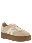 Hogan Cool Suede Trainers With Thick Soles