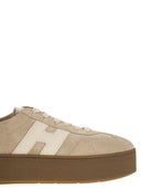 Hogan Cool Suede Trainers With Thick Soles
