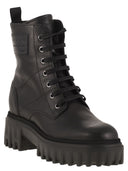 Hogan H700 Leather Combat Boots