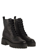 Hogan H700 Leather Combat Boots
