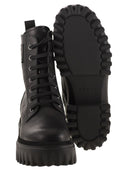 Hogan H700 Leather Combat Boots