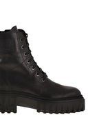 Hogan H700 Leather Combat Boots