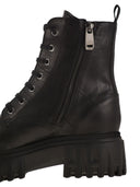 Hogan H700 Leather Combat Boots