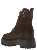 Hogan H700 Suede Combat Boots