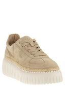 Hogan H Stripes Platform Trainers