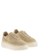 Hogan H Stripes Platform Trainers