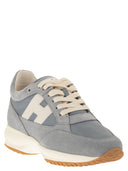 Hogan Interactive Suede And Fabric Trainers