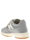 Hogan Interactive Suede And Fabric Trainers