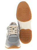 Hogan Interactive Suede And Fabric Trainers