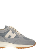 Hogan Interactive Suede And Fabric Trainers