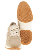 Hogan Interactive Suede And Fabric Trainers
