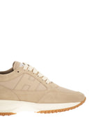Hogan Interactive Suede And Fabric Trainers