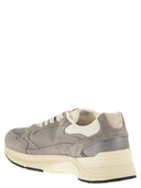 Autry Hyperway Suede And Mesh Trainers