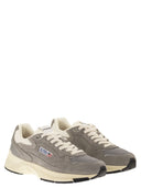 Autry Hyperway Suede And Mesh Trainers