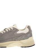 Autry Hyperway Suede And Mesh Trainers