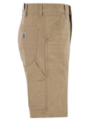 Carhartt Denim Bermuda Shorts With Logo On The Back