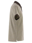 Carhartt Short Sleeved Polo Shirt With A Striped Pattern