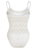 Vilebrequin Women's Chevron Crochet One Piece Swimsuit