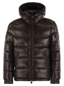 Moncler maya chaqueta corta con capucha