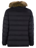 Moncler Clunee Long Down Jacket z kapturem
