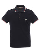 Moncler Polo Shirt With Iconic Felt