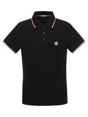 Moncler Polo Shirt With Iconic Felt