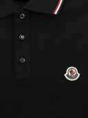 Moncler Polo Shirt With Iconic Felt