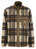 Moncler Teddy Effect Zip Sweatshirt