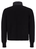 Wyściełany kardigan z kapturem Moncler