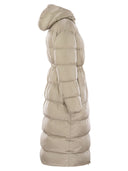 Moncler Boulogne سترة طويلة قابلة للعكس