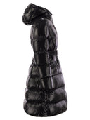 Moncler Bellevue Long Down Jacket With Hood