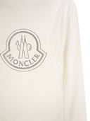 Moncler Logo Sweatshirt With Crystals