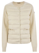 Moncler polstret uld cardigan