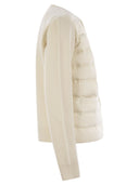 Moncler polstret uld cardigan