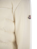 Moncler polstret uld cardigan