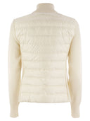 Cardigan in lana imbottita moncler