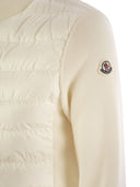 Cardigan in lana imbottita moncler